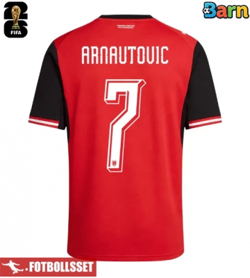 Österrike Marko Arnautovic #7 Hemmatröja Barn VM 2026 Kortärmad (+ Korta byxor)